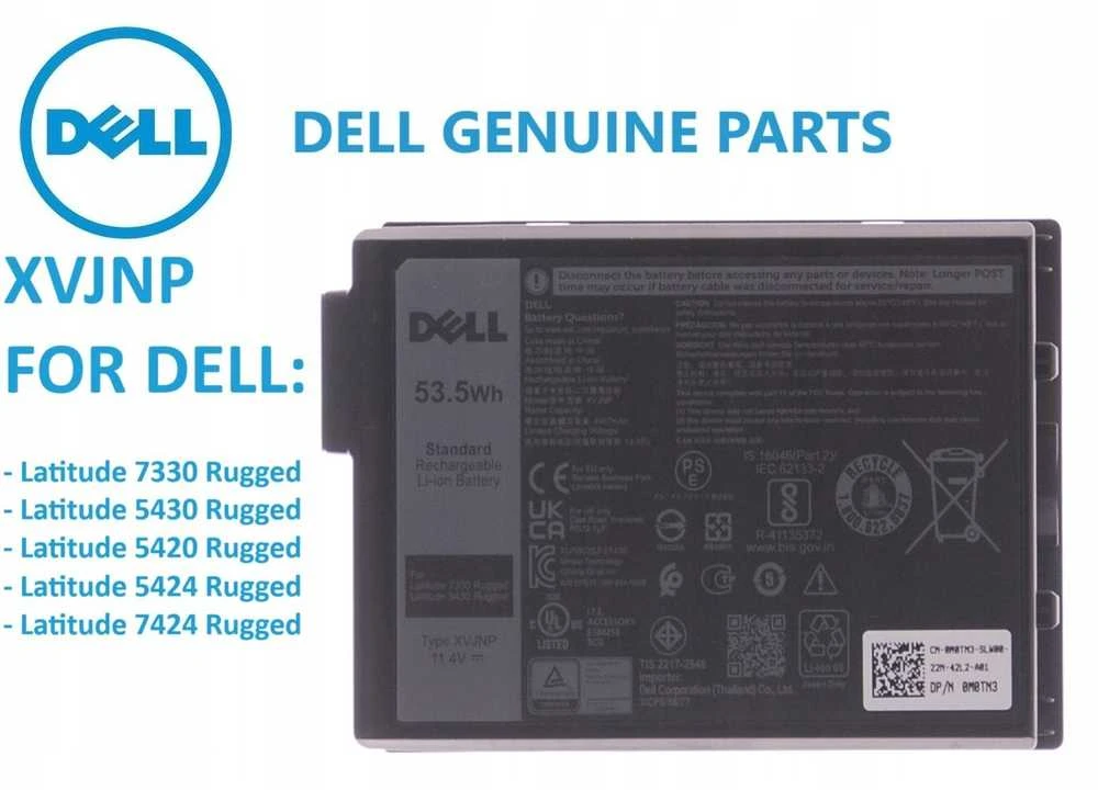 „Dell“ 53,5 Wh | 11,4 V | 3 celių ličio jonų akumuliatorius