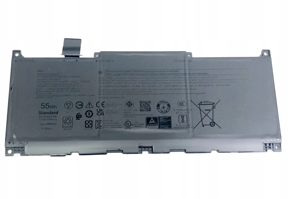 „Dell“ 55 Wh ličio jonų baterija nešiojamiesiems kompiuteriams