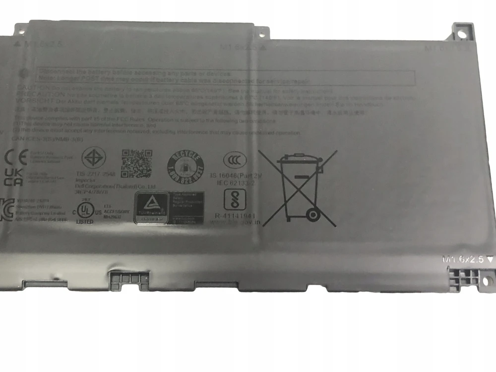 „Dell“ 55 Wh ličio jonų baterija nešiojamiesiems kompiuteriams