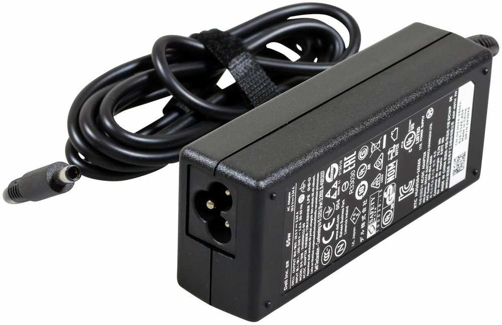 „Dell“ nešiojamojo kompiuterio kintamosios srovės adapteris, 65 W, 19,5 V, 3