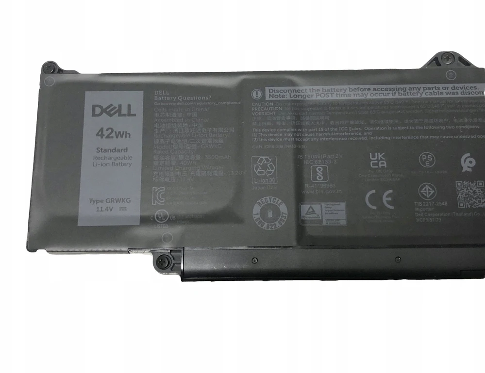 Dell Akumuliatorius, Pri, 42 Wh, 3C, Li, Smp
