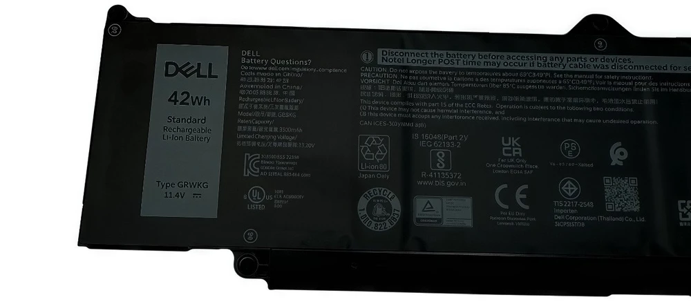 Dell Akumuliatorius, Pri, 42 Wh, 3C, Lithium, Byd
