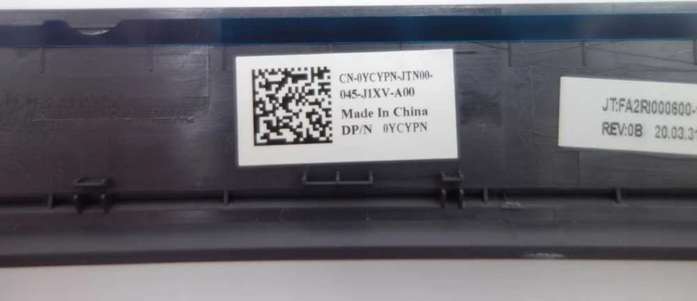 Dell ASSY LCD, Sidabrinis, Bezel, With