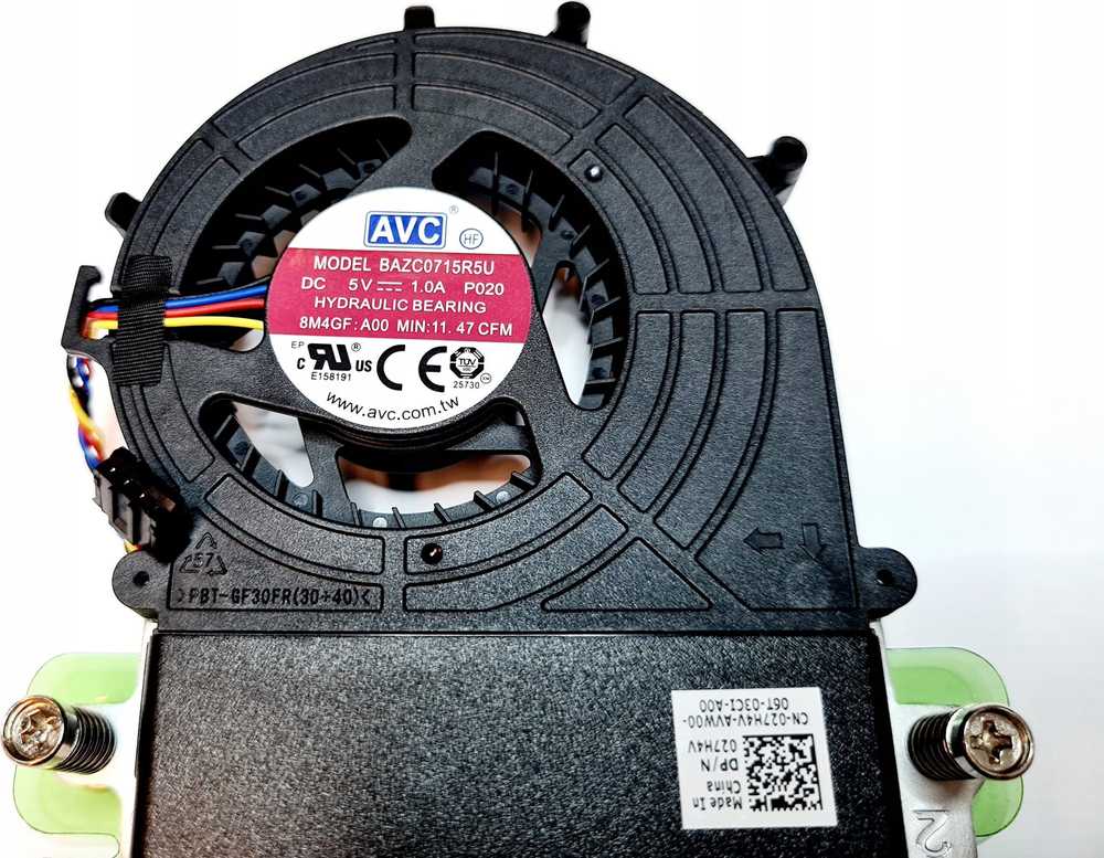 Dell ASSY,HTSNK,BLWR,D9,35W,HF