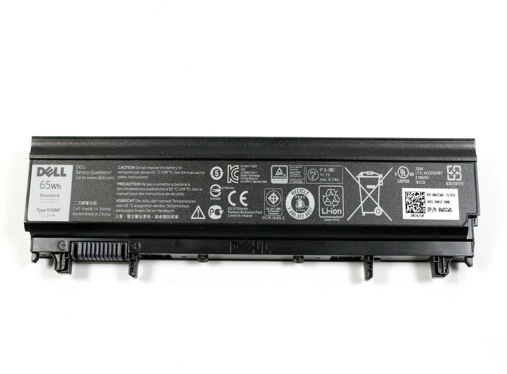 Bateria Dell Baterija, 65WHR, 6 Cell,