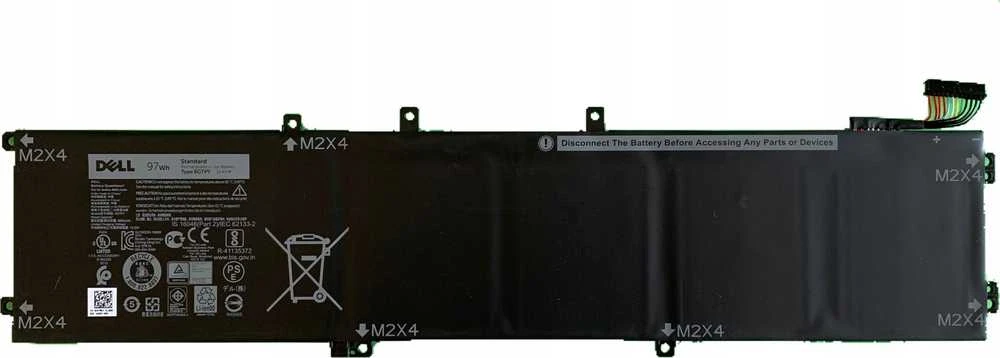 Bateria Dell baterija, 97WHR, 6 celių,