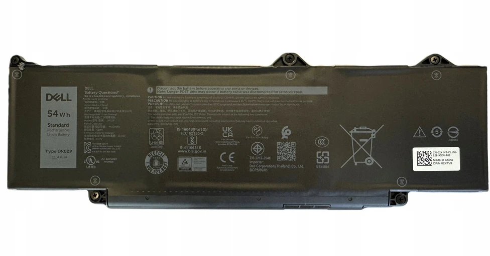 Dell BTRY,PRI,54WHR,3C,LITH,BYD važiavimas