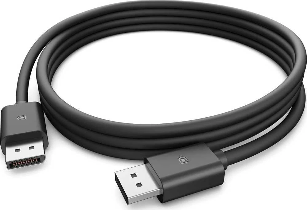 Dell DisplayPort 1.4 laidas su DP logotipais