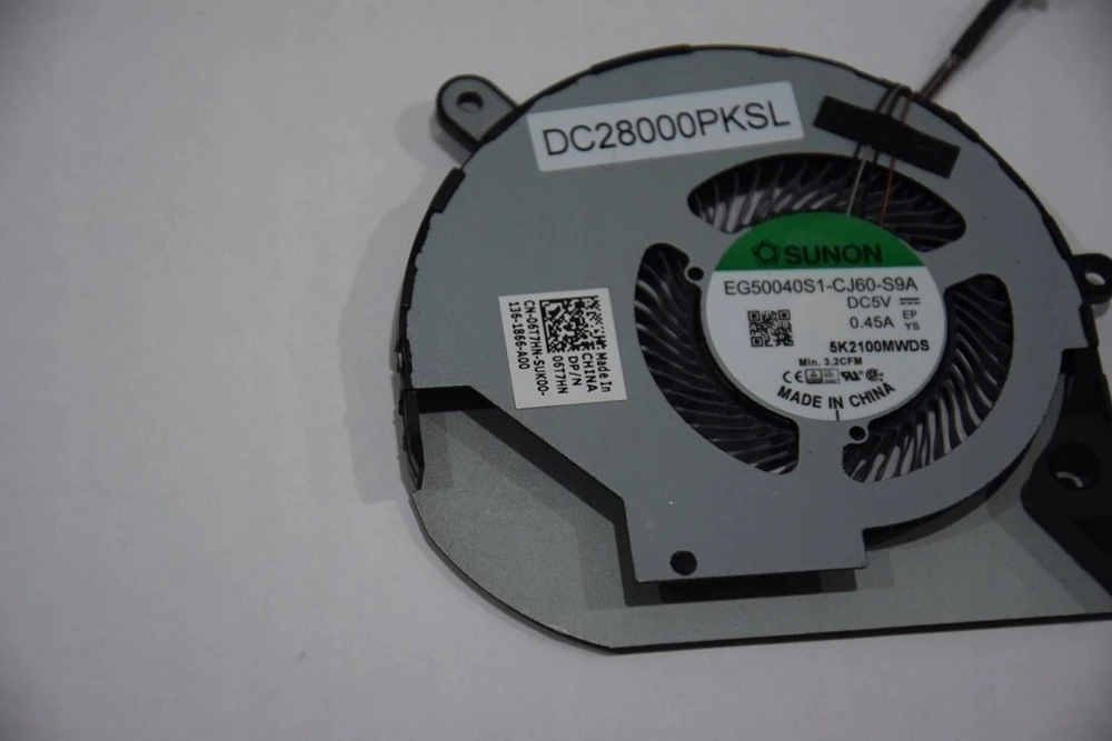Dell CPU Cooling Fan for Latitude 5510