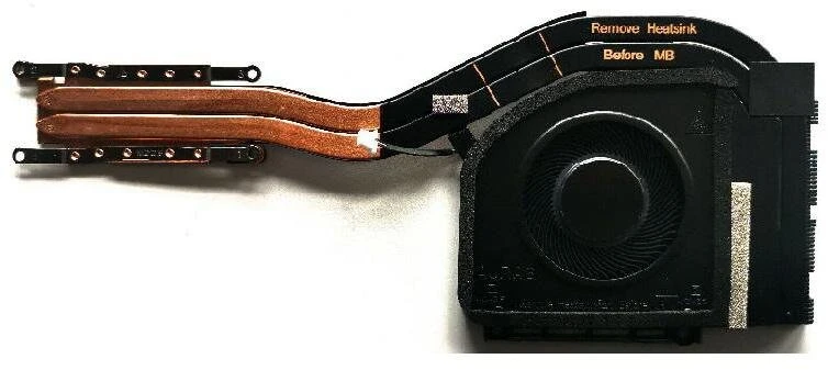 Dell CPU heatsink and fan assembly