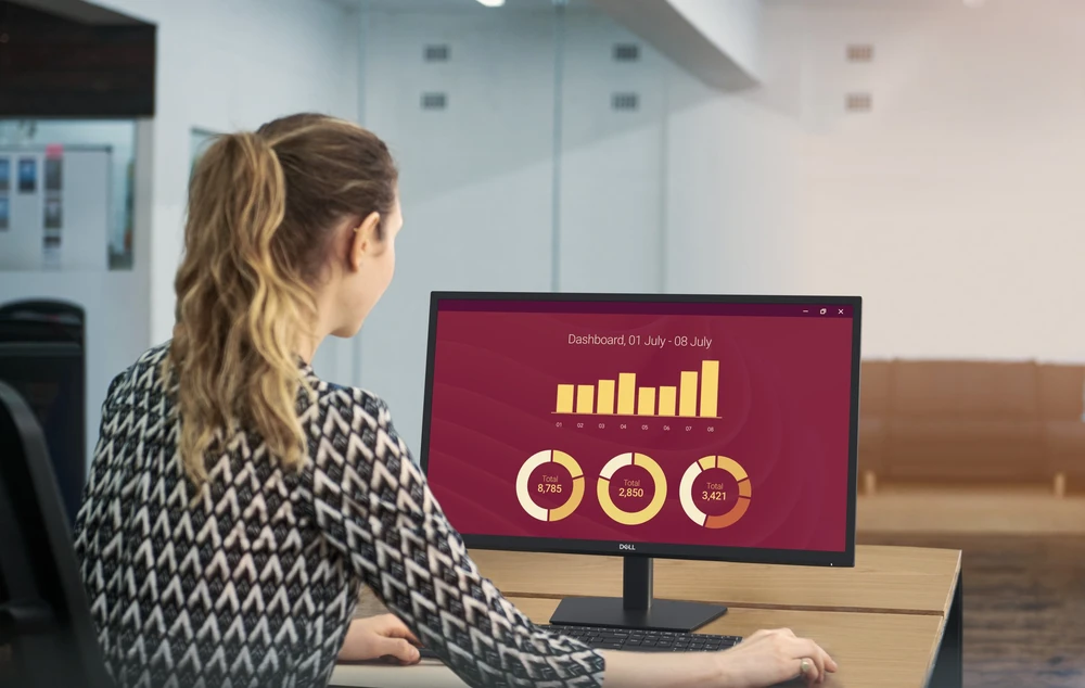 DELL E Series E2725H monitorius komputerowy 68,6 cm (27") 1920 x 1080 px Full HD LED Juodas