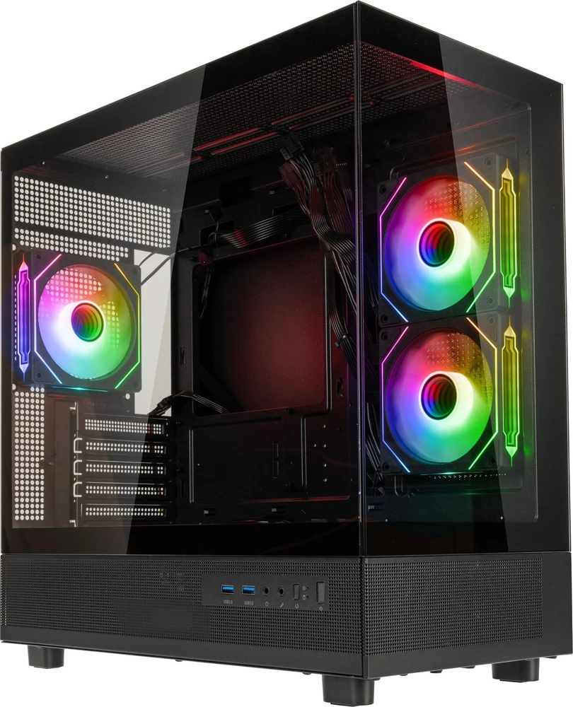 G.skill Kolink GSI SmartAssembly ARGB Glass Micro-ATX dėklas – 750W auksinis