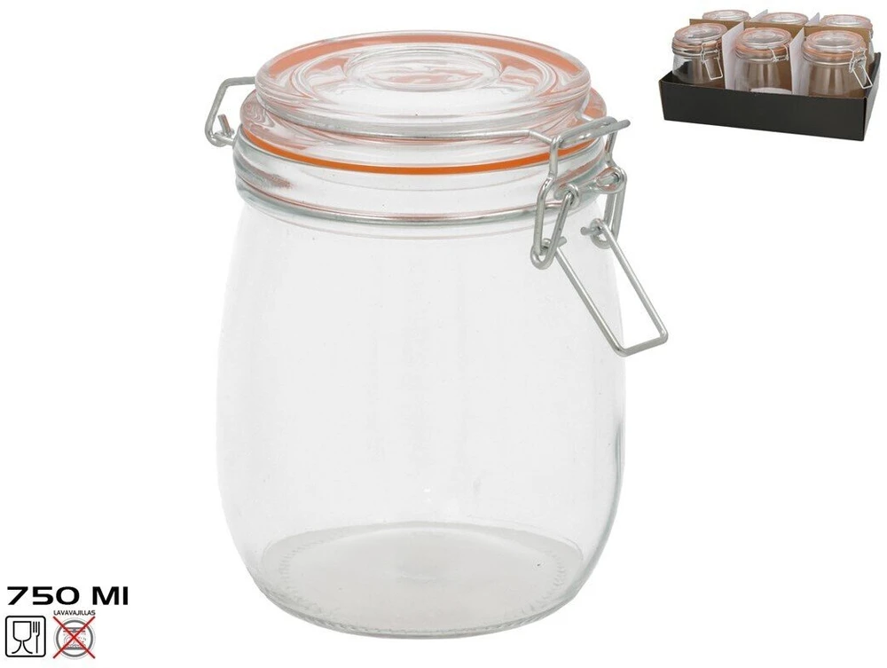 Hermetiškas indas 750 ml, 14,3 x 11,5 x 14 cm, KITCHEN&GO