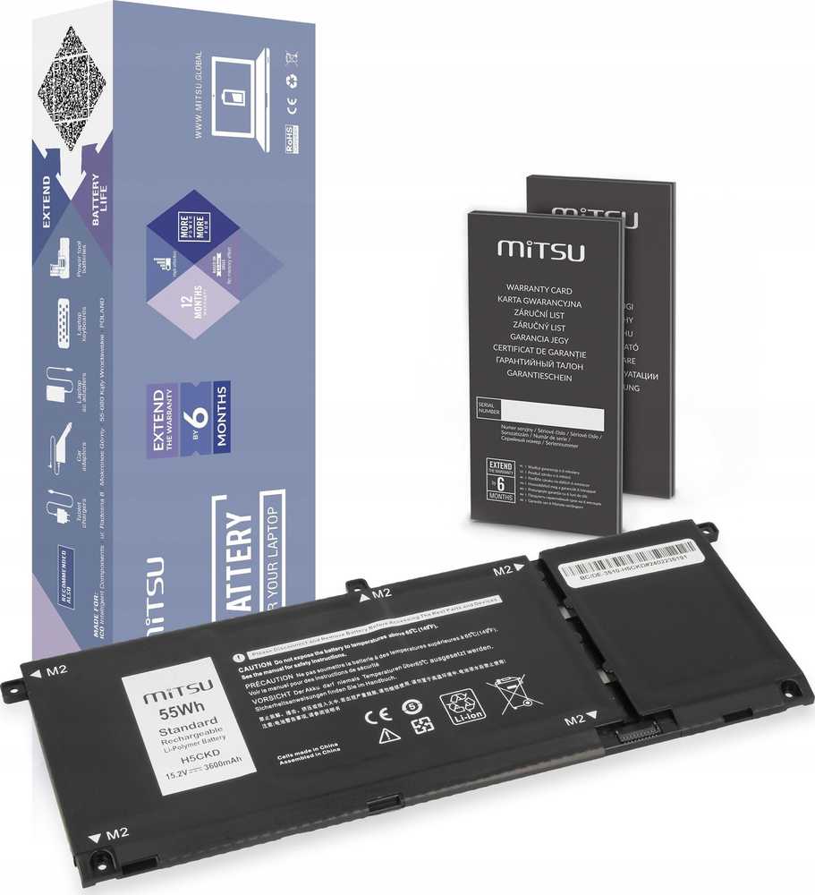 „Dell Inspiron 5400 5401 5402 5406 5501 5508“ Mitsu baterija
