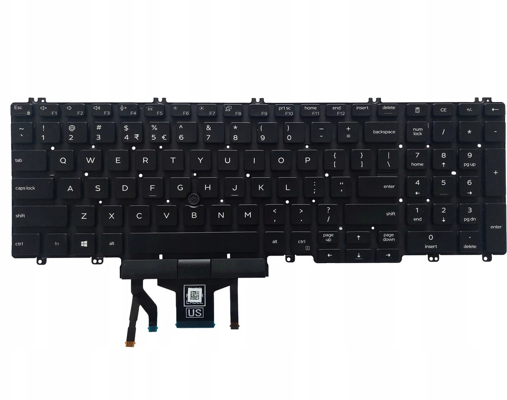 Dell Internal klaviatūra su pašvietimu for
