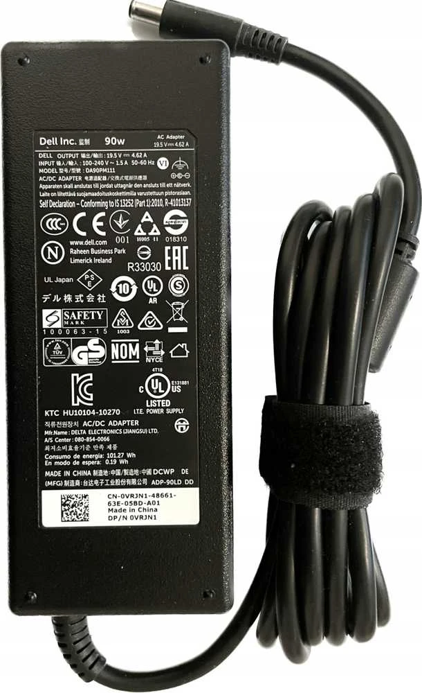 Dell 90W nešiojamojo kompiuterio kroviklis su laidu