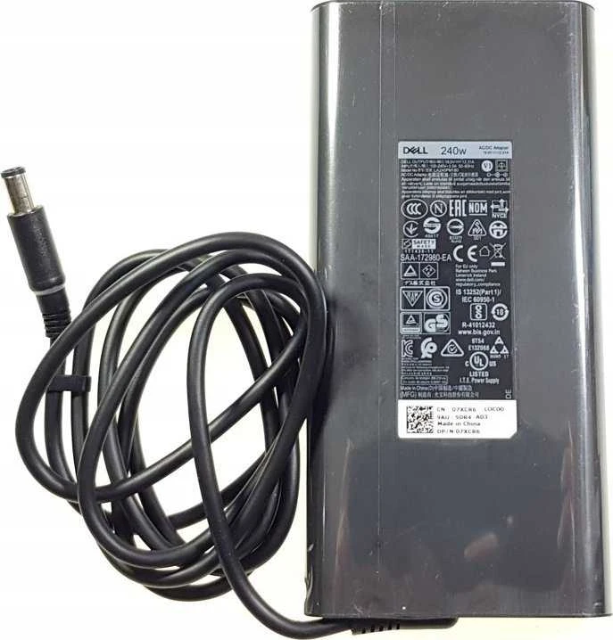 Dell 240W adapteris su laidu