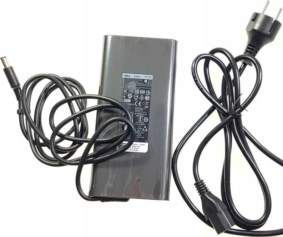 Nešiojamojo kompiuterio maitinimo adapteris Dell 240 W, 12.3 A, 19.5 V (AC Adapteris, 240W, Liteon,)