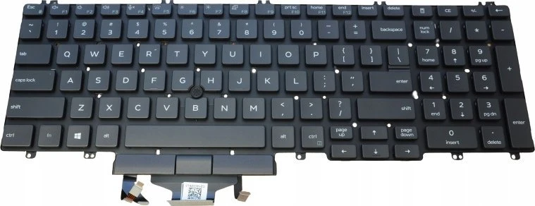Dell klaviatūra 102Keys BL US-English