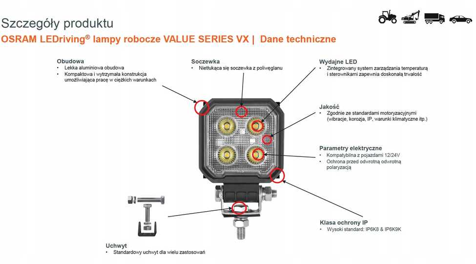 Dell Osram ROUND WL VX80-WD
