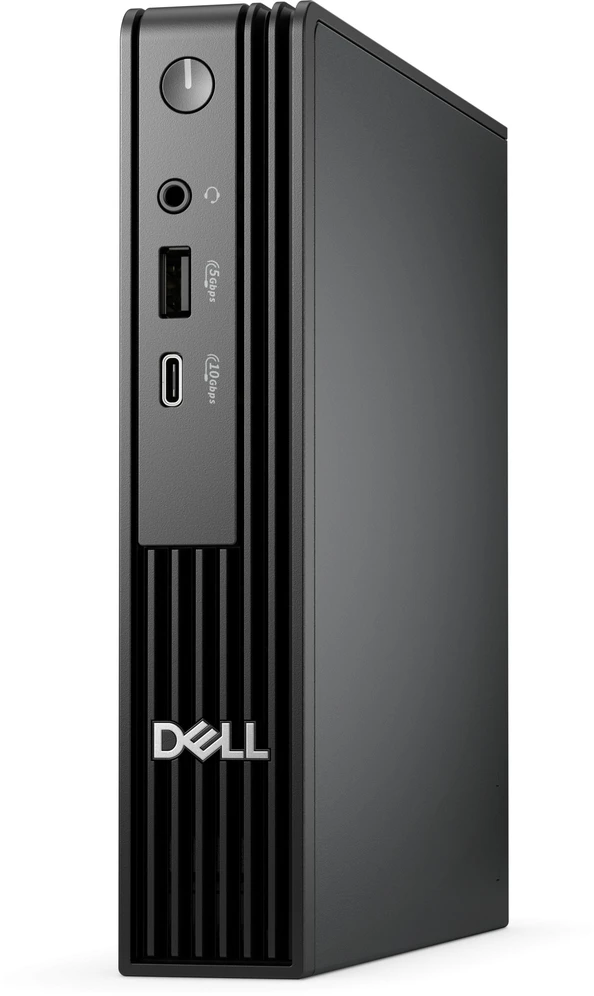 Komputer Dell DELL Pro Micro QCM1255 AMD Ryzen™ 5 PRO 8600GE 16 GB DDR5-SDRAM 512 GB SSD Windows 11 Pro Micro PC Mini PC Juodas
