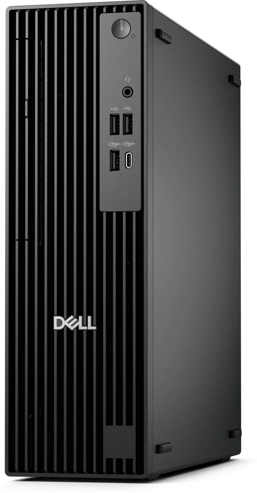 Stacionarus kompiuteris Kompiuteris Dell DELL Pro QCS1255 AMD Ryzen™ 7 8700G 16 GB DDR5-SDRAM 512 GB SSD Windows 11 Pro Slim PC PC Juodas