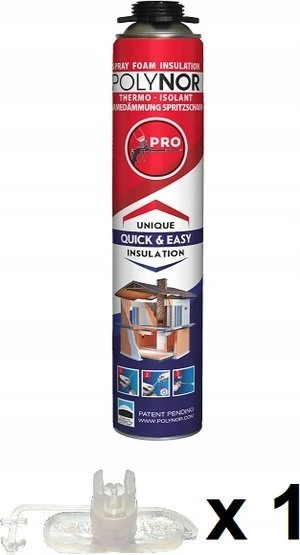 Dell PU purškiama izoliacija „Polynor Home“, 750 ml