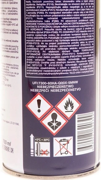 Dell PU purškiama izoliacija „Polynor Home“, 750 ml
