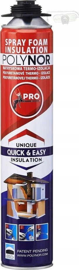 Dell PU purškiama izoliacija „Polynor Home“, 750 ml