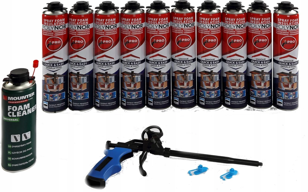 Dell PU purškiama izoliacija „Polynor Home“, 750 ml