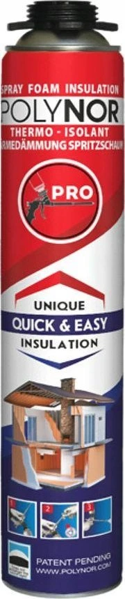 Dell PU purškiama izoliacija „Polynor Home“, 750 ml