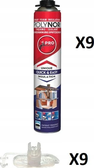 Dell PU purškiama izoliacija „Polynor Home“, 750 ml