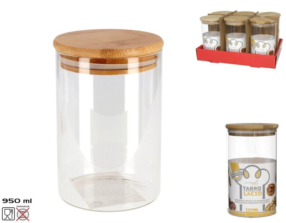 Borosilikatinio stiklo indas 950 ml, 17,5 × 10 × 10 cm, KITCHEN&GO