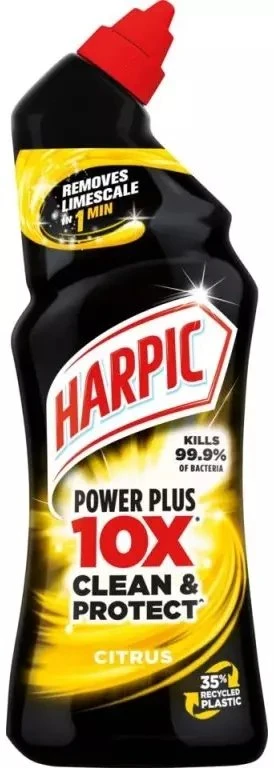Harpic tualetinis valiklis CLEA POWER PLUSMAX10 CITRUS 750 ml