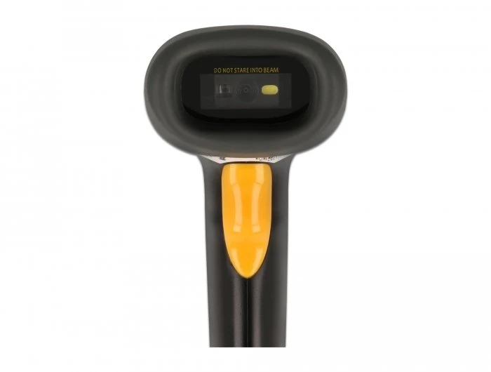 Delock 2,4 GHz Barcode Scanner 1D und 2D mit Įkrovimo stotelė - Mehrsprachig