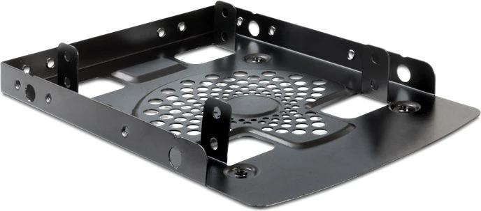 DELOCK rėmas 3,5 colio > 2 x 2,5" HDD metalinis juodas