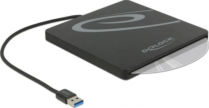 Delock 5,25 ″ Slim SATA 9,5 / 12,7 mm lizdas iki USB 3.0 (42604)