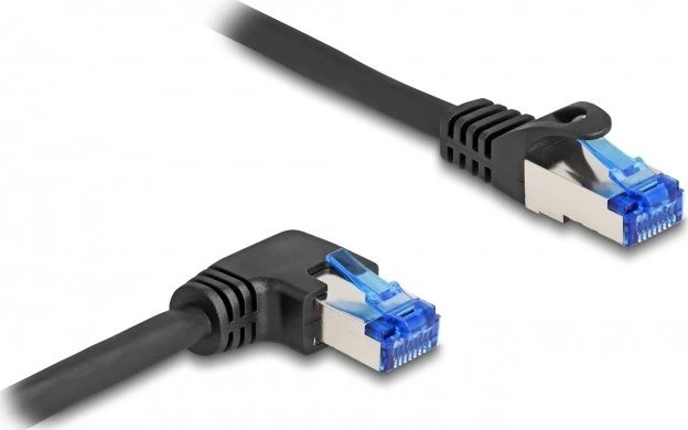 DeLOCK 80221 kabelis sieciowy Juodas 0,5 m Cat6a S/FTP (S-STP)