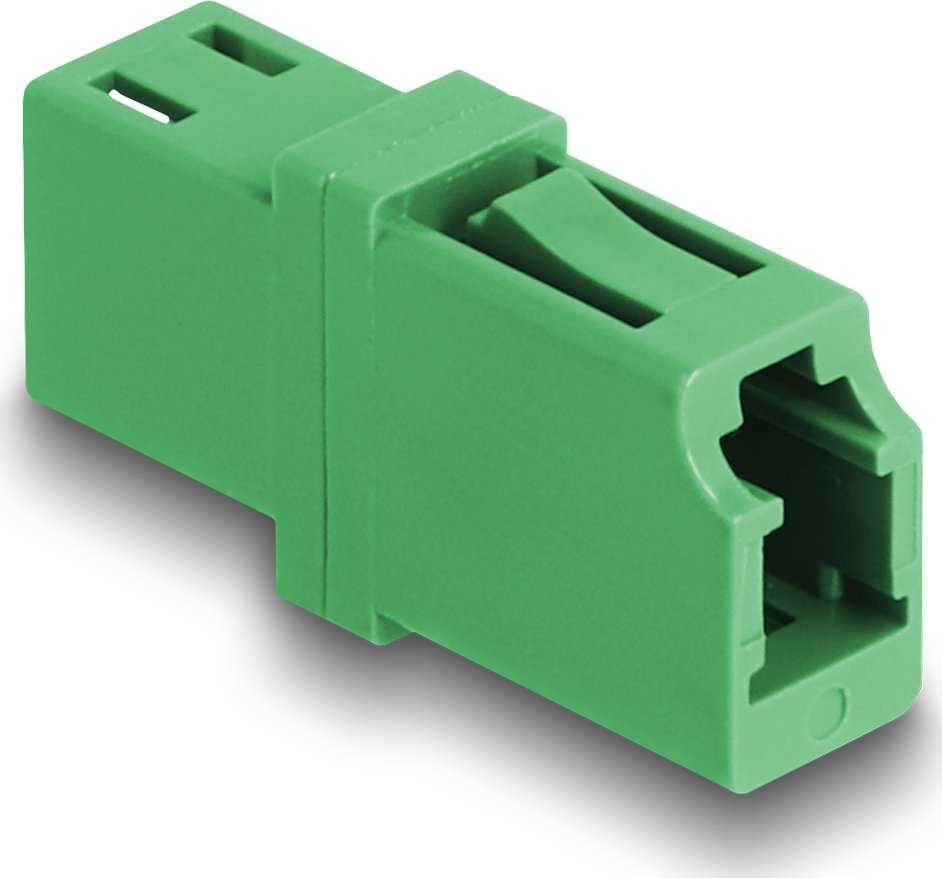 Adapteris AV Delock DeLOCK 87984 adapter światłowodowy LC/APC Žalias