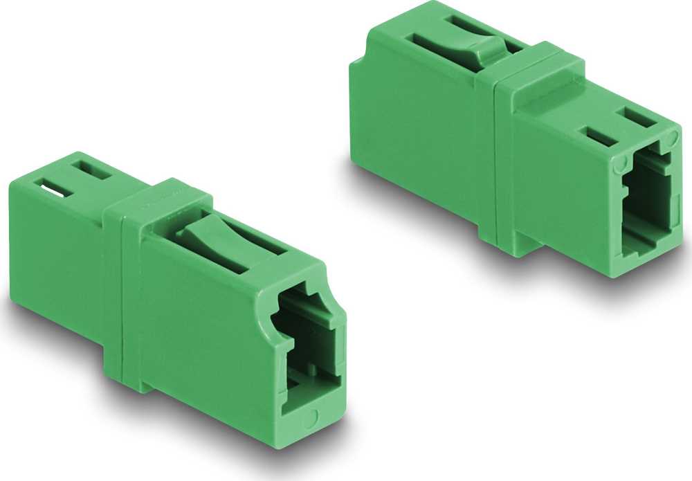 Adapteris AV Delock DeLOCK 87984 adapter światłowodowy LC/APC Žalias