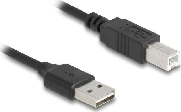 Kabelis USB Delock USB-A - USB-A 0.8 m Juodas (90130)