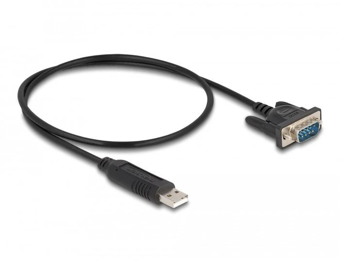 DELOCK adapterio kabelis USB 2.0 A tipo kištukas į 1 x nuoseklųjį lizdą, 50 cm