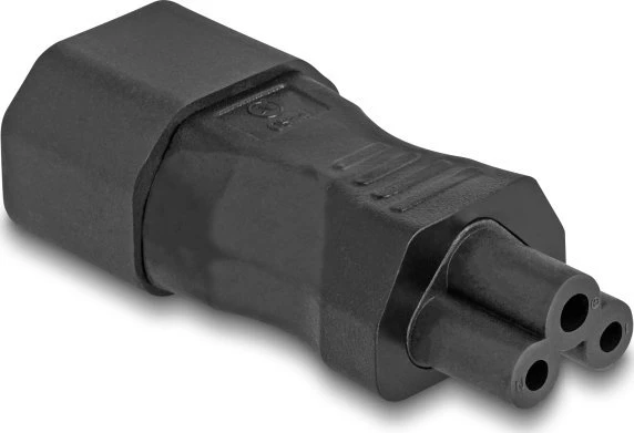 Delock AV adapteris DeLOCK 80468 lyties keitiklis / kabelis IEC 60320 C14 IEC 60320 C5 juodas