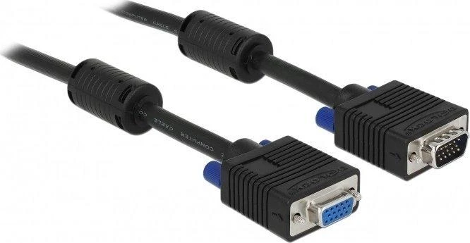 VGA prailginimo laidas su ferrito filtrais