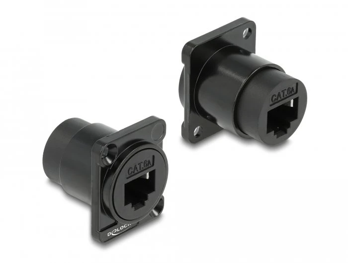 Delock D-Typ Modulis RJ45 Cat.6A gniazdo do gniazda (87815)