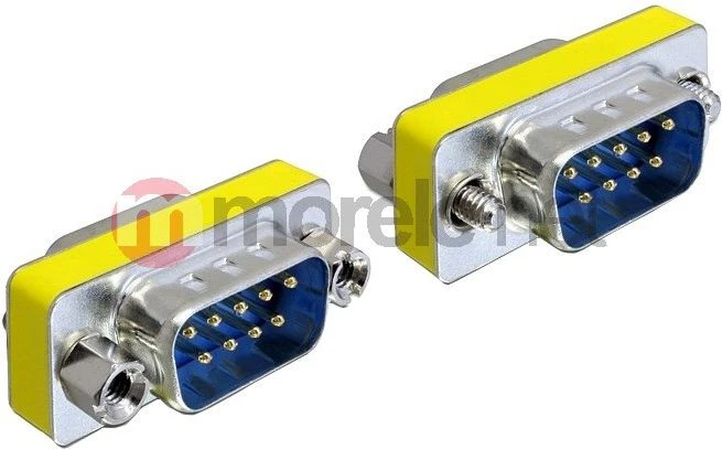 DELOCK Adapteris Gender Changer Sub-D9 male / male