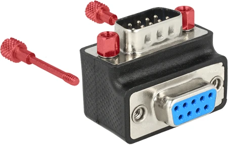 Delock DB- 9 - DB- 9, Juoda (65593)