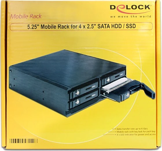 Delock DeLOCK 47220 skydelio pavaros skyrius Juodas