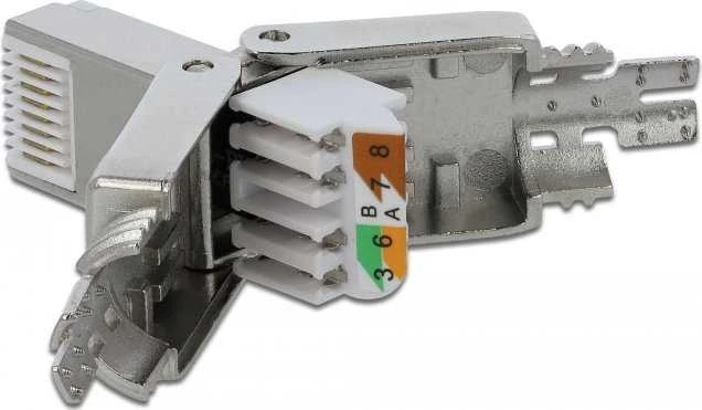 Delock RJ45 kištukas Cat.6A STP be įrankių