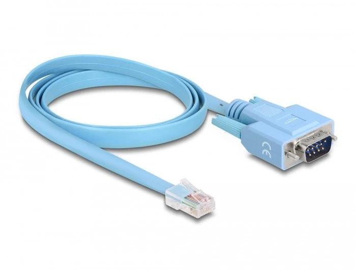 DELOCK adapteris RS-232 DB9 kištukas į 1 x nuoseklųjį RS-232 RJ45